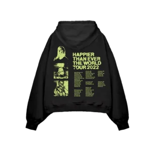 BillIe Ellish World Tour Black Hoodie